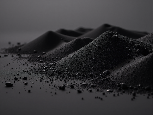 黑色塑料助剂母粒,装在专业包装中,防静电标识,高科技环境